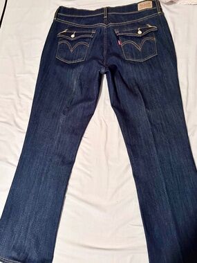 Levi’s 515 Bootcut Flap Pockets Dark Wash Denim Size 12M
